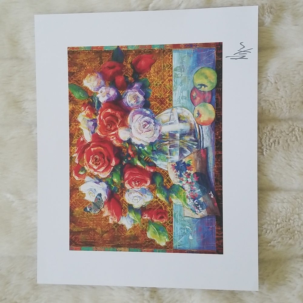 Peter Nixon "Flower Study - Gaugin" Lithograph